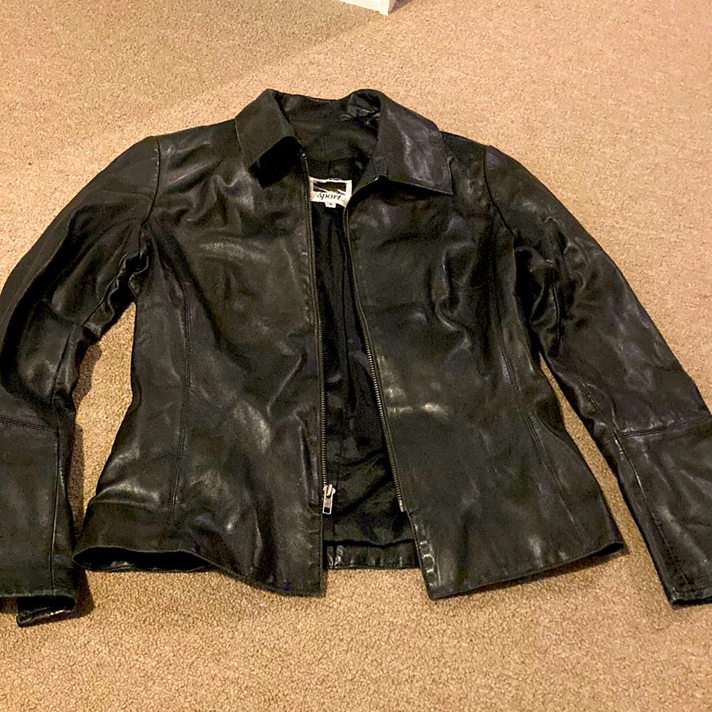 Lightly Lined Leather Jacket.